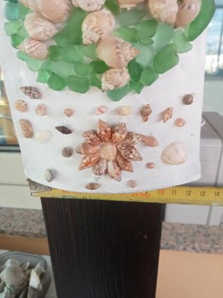 Tegola decorativa tema mare conchiglie