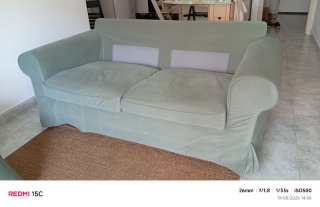 Sofá Ikea Ektorp 2 plazas verde