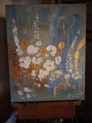 Dipinto Fiori delicati acrilico