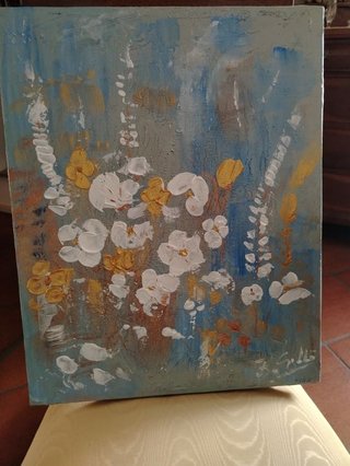 Dipinto Fiori delicati acrilico