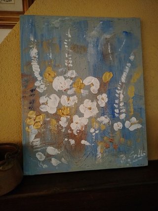 Dipinto Fiori delicati acrilico