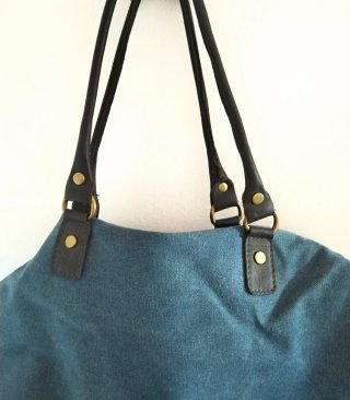 Bolso de viaje azul