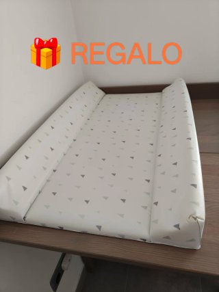 Conjunto Cuna y Cómoda Cambiador Madera