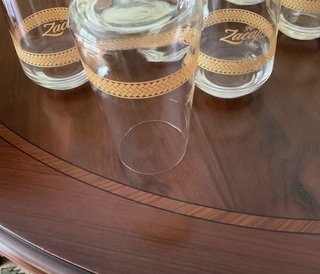 Set 8 Vasos Cristal Zacapa Centenario 1976