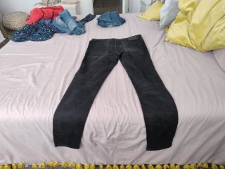 Pantalón Skinny Negro Pull&Bear Talla 40