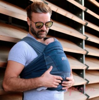 Portabebés Caboo Organic Gris