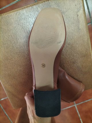 Botines de tacón mujer marrones color Camel