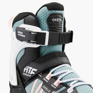 Patines Línea Niños Oxelo Ajustable 4 tallas Fit 5 caqui