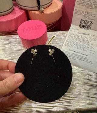 Pendientes Tous Nocturne Plata Perla