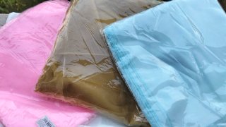 Lotto 9 Pacchi veletti Tulle Maxi 72x72 cm