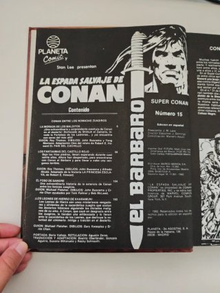 La espada salvaje de Conan el bárbaro. Tomo 15