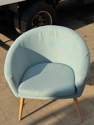 Sillón IKEA GLAMSEN azul claro
