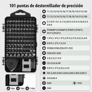KIT DE PRECISIÓN 101 PUNTAS NUEVO