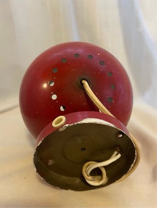 Lampada Eyeball Reggiani magnetica Rossa vintage