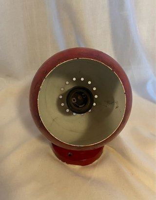 Lampada Eyeball Reggiani magnetica Rossa vintage