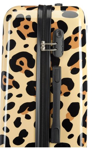 Maleta Wittchen estampado leopardo