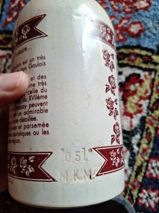 Botella antigua de cerámica Landes-le-Gaulois