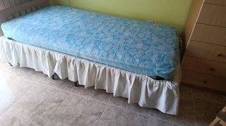 Litera plegable con 2 colchones 90cm