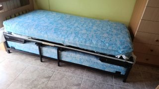 Litera plegable con 2 colchones 90cm