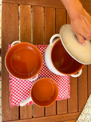 Set Zuppiera e Ciotole Terracotta