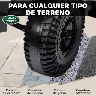 Coche eléctrico infantil Defender Blanco