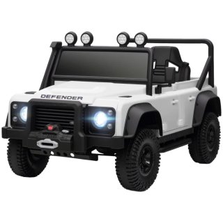 Coche eléctrico infantil Defender Blanco