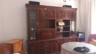 Mueble de salón de madera maciza