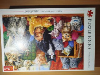 Puzzle de gatos Kitten Chaos