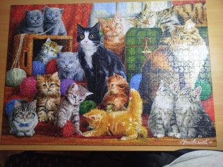 Puzzle de gatos Kitten Chaos