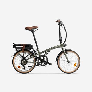 Bicicleta Plegable Eléctrica E Fold 500 Verde