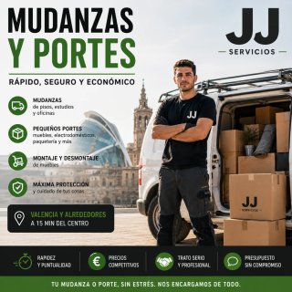 Mudanzas y Portes en Valencia y alrededores