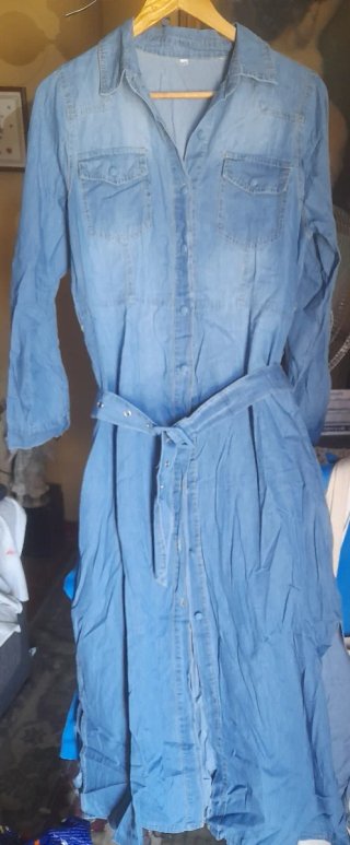 Vestido Camiseiro Ganga Tamanho M/L