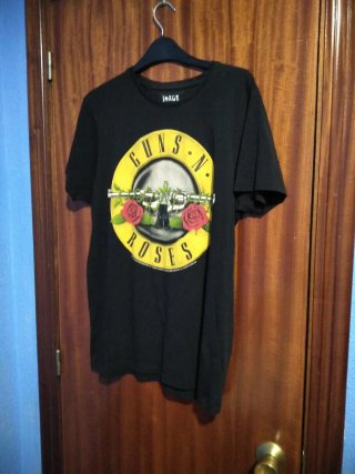 Camiseta Guns N' Roses Negra Talla L/XL