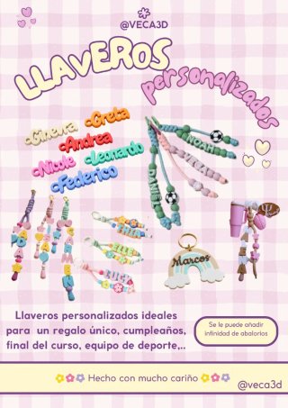 Llaveros 3D personalizados