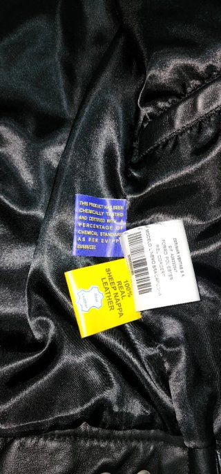 Chaqueta Moto Cuero Mujer Negra y Blanca
