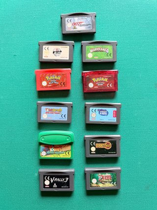 Juegos GBA por separado o en pack negociable.