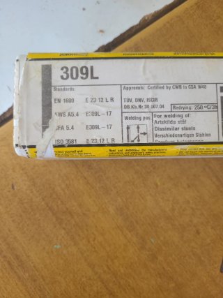 3 Paquetes Electrodos Avesta 309L esab unos 600