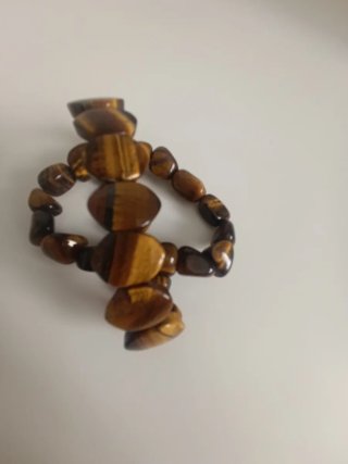 Lote 5 pulseras elásticas piedras naturales