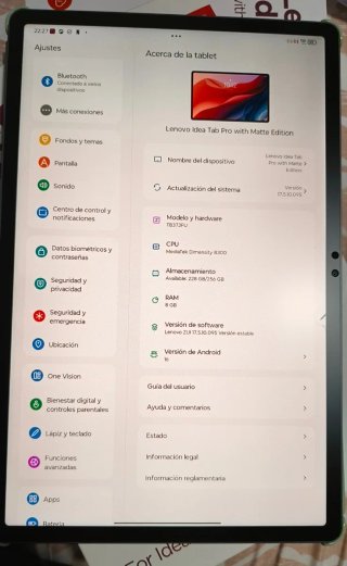 Tablet Lenovo Idea Tab Pro Matte 12.7 +Funda&Lápiz