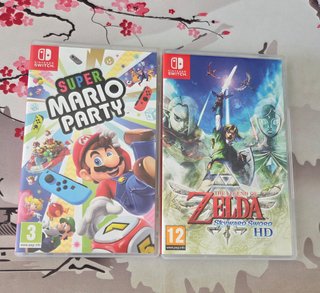 Super Mario Party y Zelda Skyward Sword HD