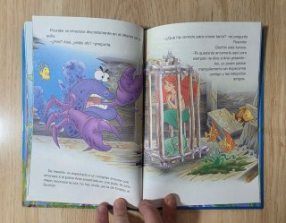 Clásico cuento Disney.Ariel y su amigo Spot.Salvat