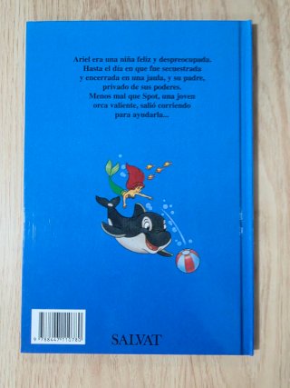 Clásico cuento Disney.Ariel y su amigo Spot.Salvat