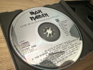 Iron Maiden Live at Donington CD 1ª Edición