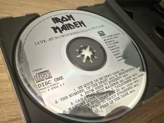 Iron Maiden Live at Donington CD 1ª Edición