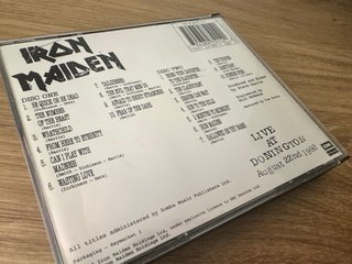 Iron Maiden Live at Donington CD 1ª Edición