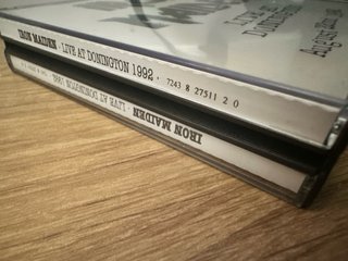 Iron Maiden Live at Donington CD 1ª Edición