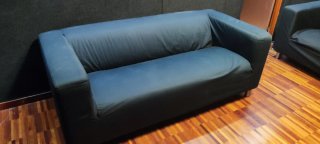 Sofá Ikea Kipplan 2 plazas negro