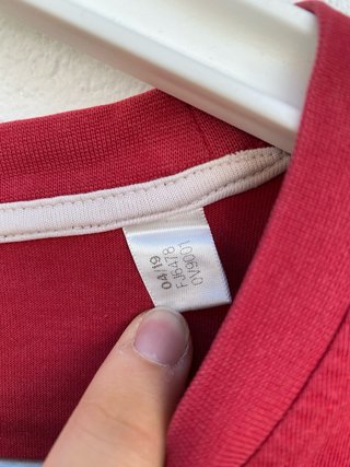 Camiseta Adidas Roja Logo Blanco