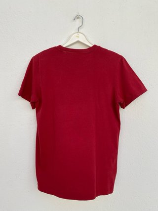 Camiseta Adidas Roja Logo Blanco