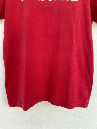 Camiseta Adidas Roja Logo Blanco